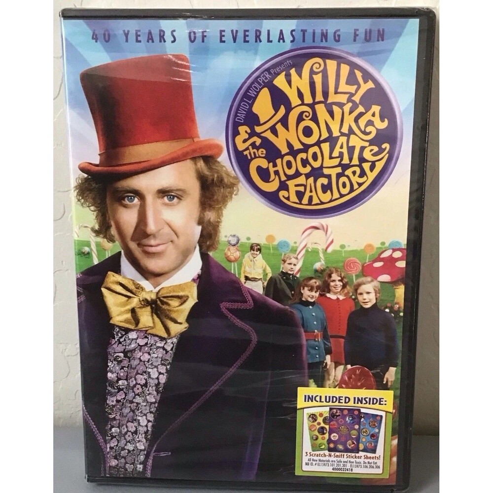 Willy Wonka and the Chocolate Factory  (DVD, 2011) 40th Aniv. Ed. NEW, SEALED